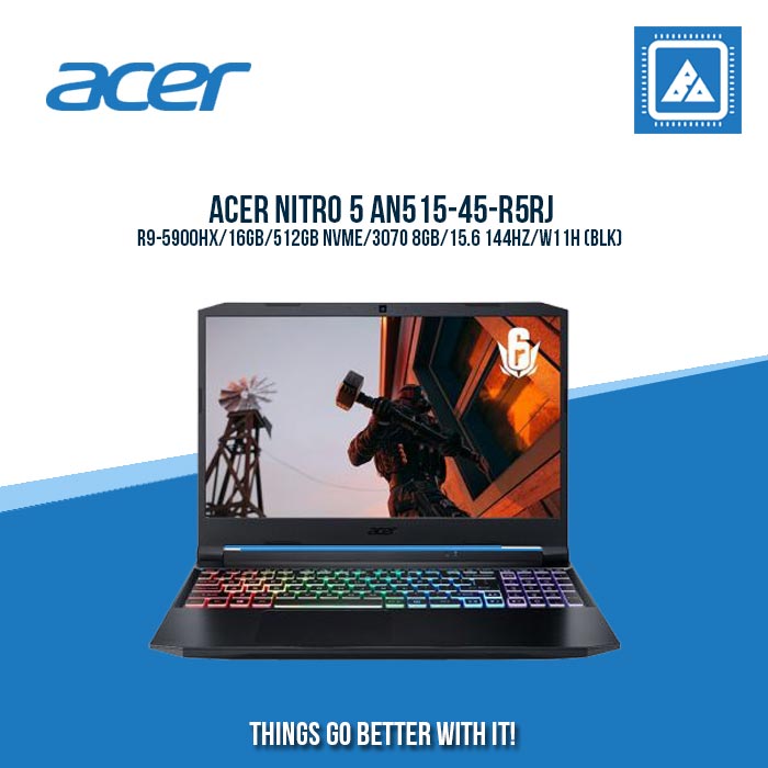ACER NITRO 5 AN515-45-R5RJ R9-5900HX/16GB/512GB NVME/3070 8GB | BEST FOR GAMING AND AUTOCAD LAPTOP ACER NITRO 5 AN515-45-R5RJ R9-5900HX/16GB/512GB NVME/3070 8GB | BEST FOR GAMING AND AUTOCAD LAPTOP